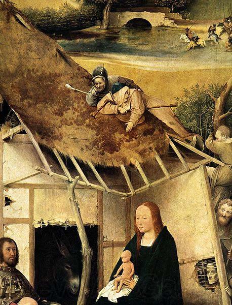Hieronymus Bosch The Adoration of the Magi Norge oil painting art